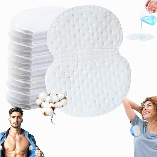 Set 20 absorbante anti-transpiratie pentru axila din Bumbac  Salestore  extra subtiri  autoadezive  Unisex  Protectie eficienta impotriva petelor  Invizibile si de unica folosinta – confort maxim pentru munca  intalniri si activitati zilnice