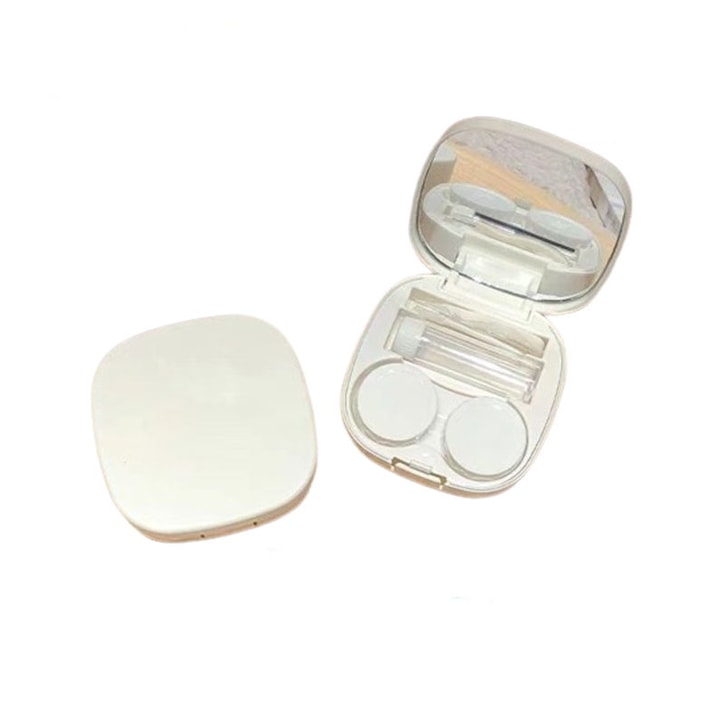 Aplicator lentile de contact in caseta  accesorii incluse  Alb