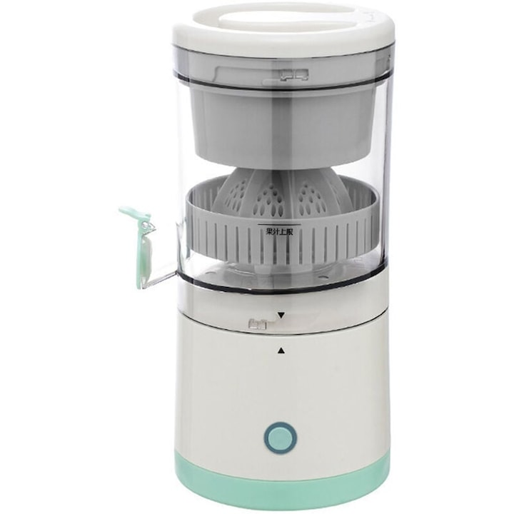 Storcator de suc electric portabil  plastic  alb  913g