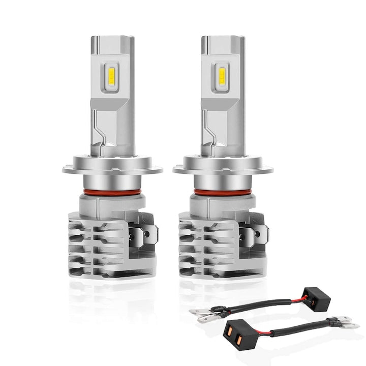 Set 2 LED-uri Auto H7 PsAyl 3200 Lumeni  6500K  IP65  12-24V