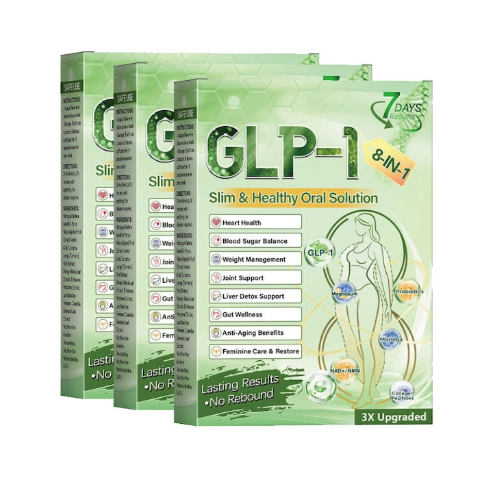 Picaturi suplimentare pentru corp  GLP-1  solutie orala pentru modelare si slabire  set 21 bucati