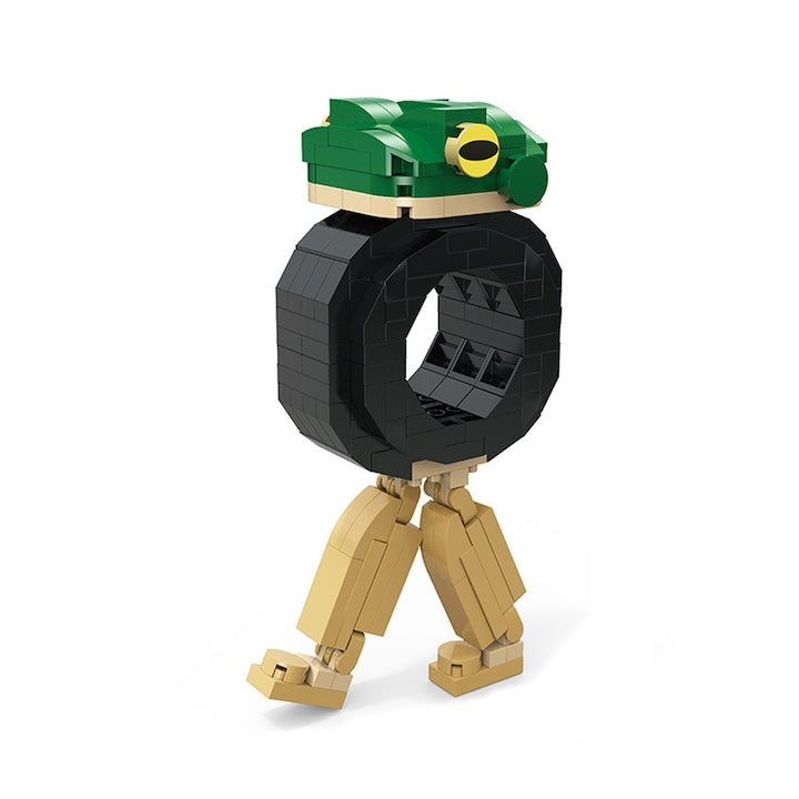 Building Set Frog with Wheels Creative Blocks ~200 Pieces 5.8x4x10.5 cm 14+ Years