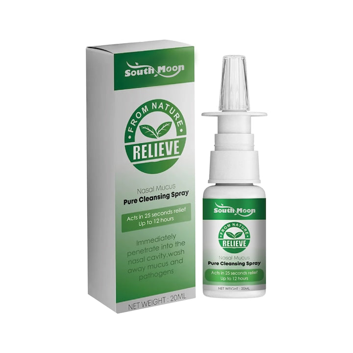 Spray curatare nazala cu solutie salina  extract de musetel si menta  100ml