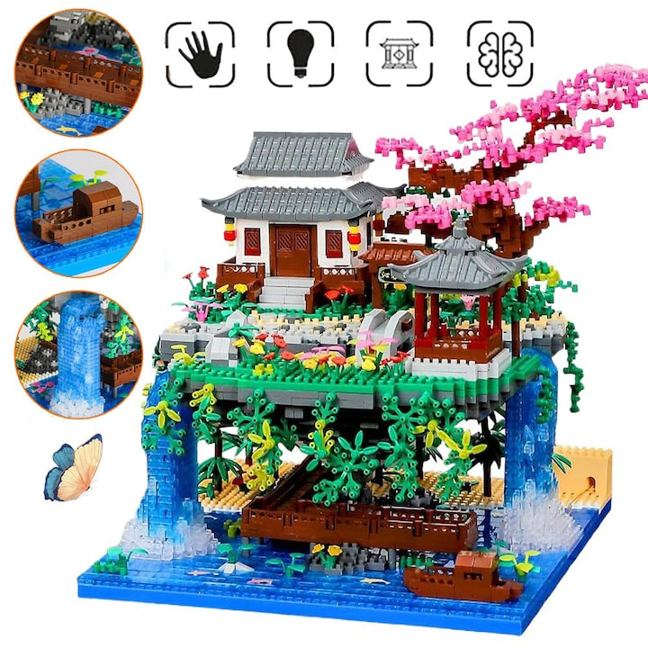 CHOOLY Building Set bonsai 3320 pieces swimming pool 21x22.6x20.7cm
