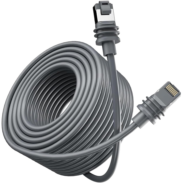 Cablu de înlocuire PsAyl compatibil Starlink Gen 3  75FT/23m  rezistent la apă  viteze până la 2000Mbps