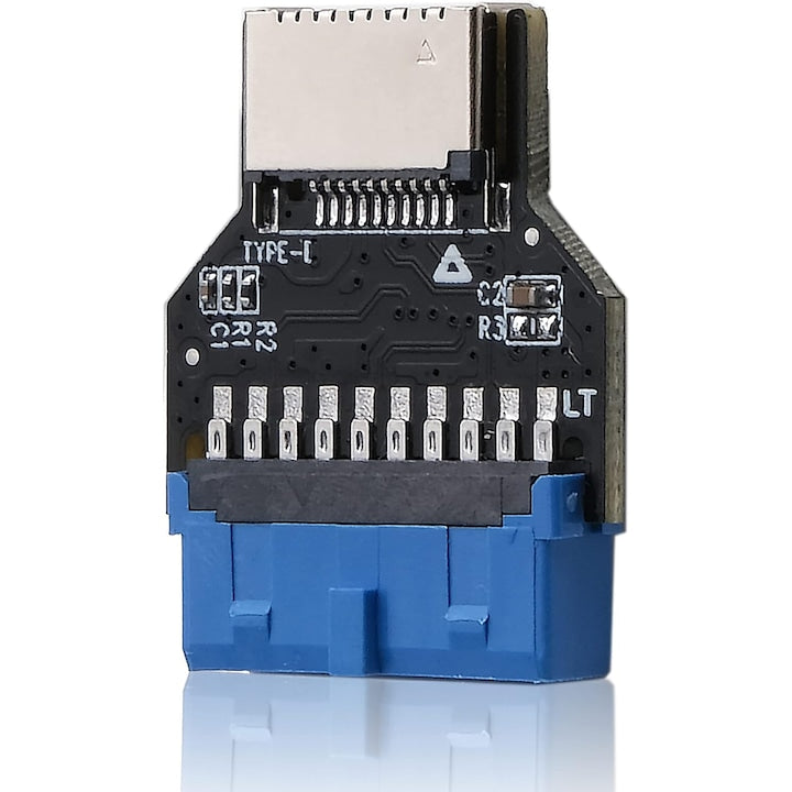 Adaptor USB 3.0 19 Pin la USB Type-C  extensie porturi  5Gbps