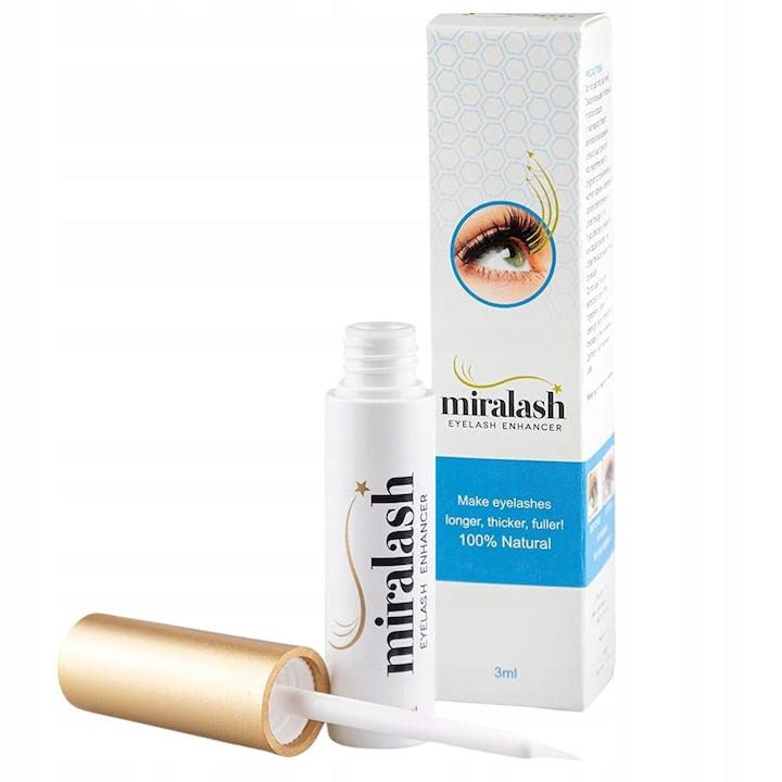 Ser pentru Gene  Miralash  Stimuleaza Cresterea  Alungeste si Ingroasa Genele  Regenereaza si Intuneca Natural  Formula Avansata pentru Gene Puternice si Densitate Maxima  3 ml