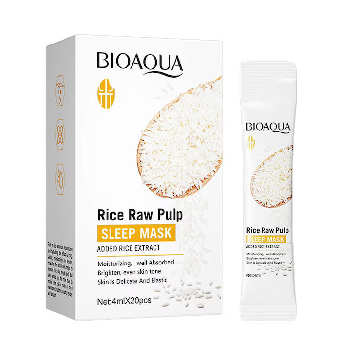 20 Masti de Noapte cu Pulpa de Orez Bioaqua