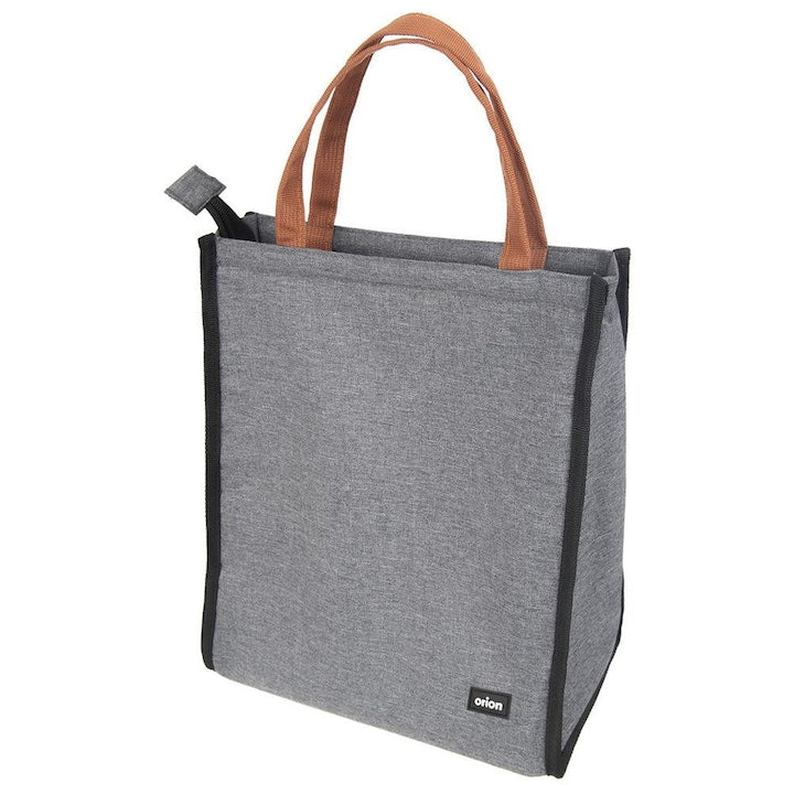Geanta Termica Izolata  Orion  Inchidere Cu Fermoar  Ideal Pentru Transportul Alimentelor Si Bauturilor  Pentru Picnicuri  Excursii  Plaja  Material Durabil  7 Litri  26 X 14 X 30 Cm  Gri