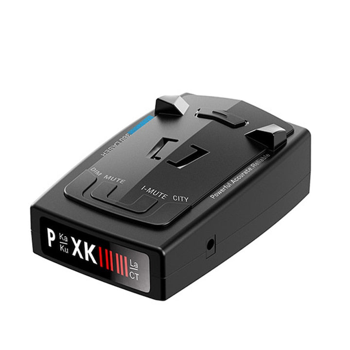 Rqiurpn RAD2000 Car Radar Detector, Black, 12V, 103x65x28mm, Complete Set