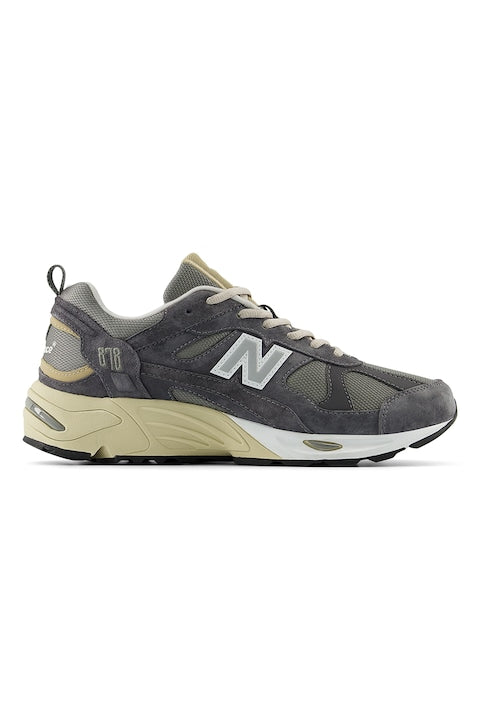 New Balance - Pantofi sport low-cut cu insertii din piele intoarsa  Gri inchis 12 rate cu 0% dobândă