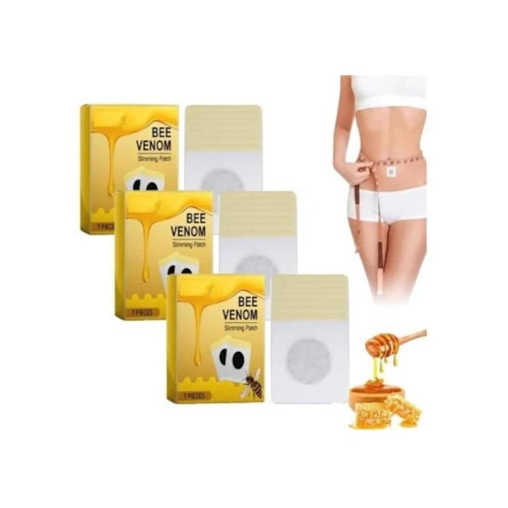 Set plasturi  Cu venin de albine  3 buc