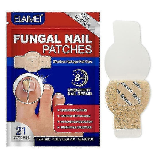 Plasturi pentru unghii  Fungus Patch  set de 1/2/3/4/5 bucati  impermeabili  pentru unghii decolorate sau deteriorate