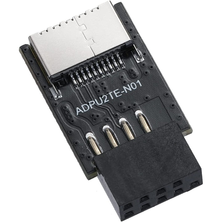 Front Panel Header Internal USB 9Pin to USB 2.0 Type E Adapter
