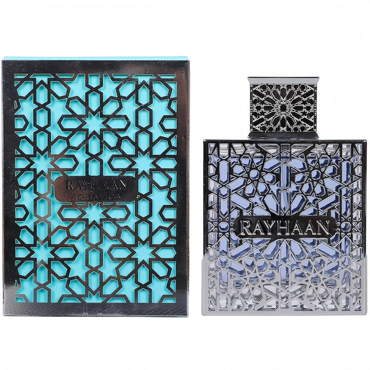 Apa de Parfum Rayhaan Aquatica 100 ml – Parfum Arabesc Proaspat Floral-Aquatic  Miros Tropical Persistent de Vara  Unisex