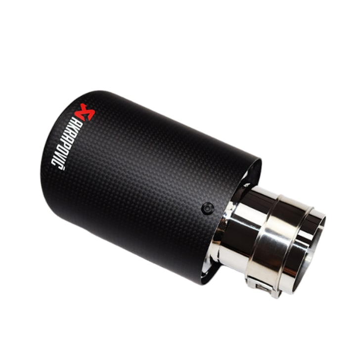 Car exhaust pipe carbon fiber inlet 63mm - outlet 114mm suitable for BMW m340i 340i 540i 440i 335i f30