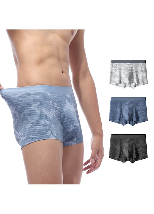 OEM - Set of 3 Men's Camouflage Boxer Shorts Multicolor 12 installments with 0% interest