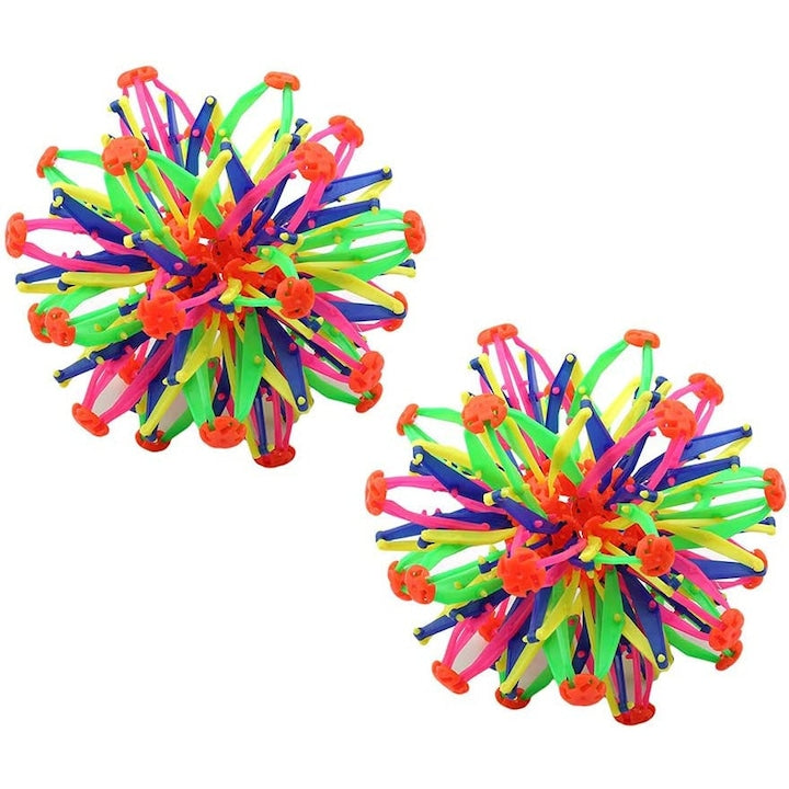 Set of 2 expandable balls Plastic Multicolor