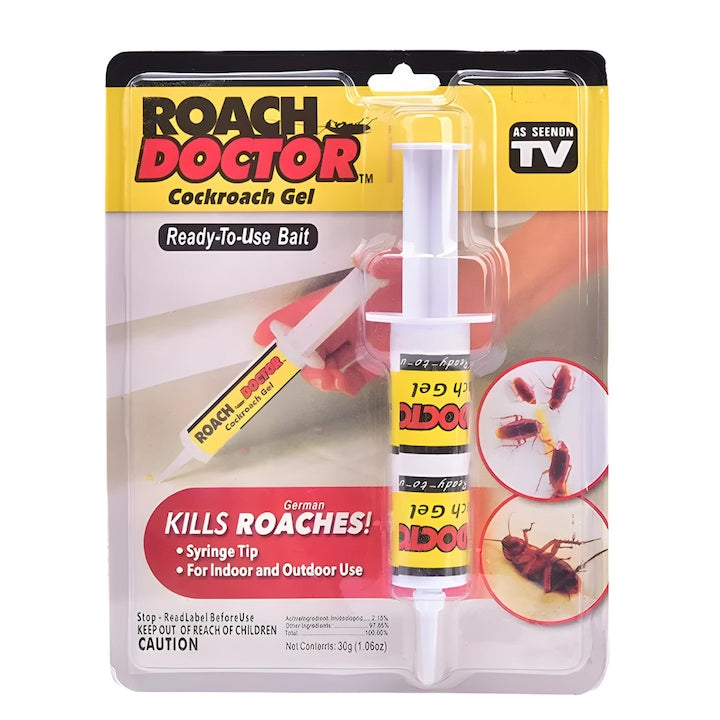 Insecticid Roach Doctor APF®- Repelent pentru Insecte si Ucigas de Gandaci cu Seringa Efect Imediat