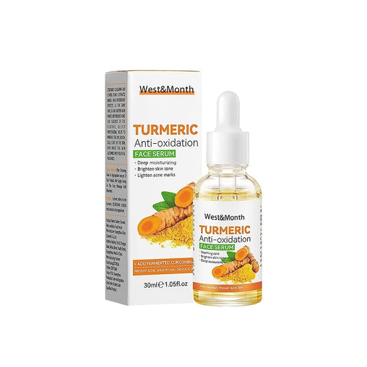 Ser facial cu turmeric  hidratant  pentru ten luminos  West&Month  30ml