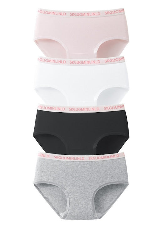 OEM - Set de 4 chiloti dama bumbac  Multicolor