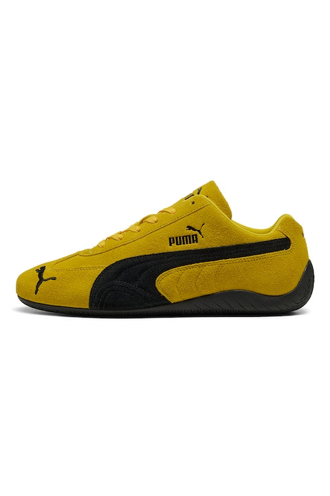 Puma - Pantofi sport unisex Speedcat OG din piele intoarsa  Negru/Galben mustar 12 rate cu 0% dobândă
