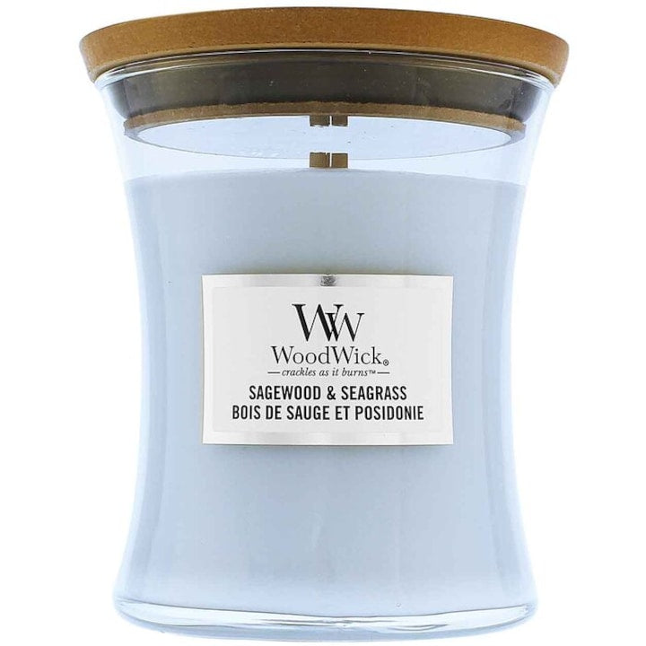 Woodwick Sagewood & Seagrass 610 g