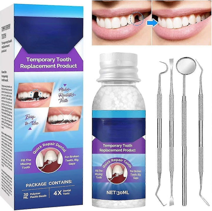 Kit de reparare dinti  temporar de inlocuire a dintilor  materiale sigure  20g