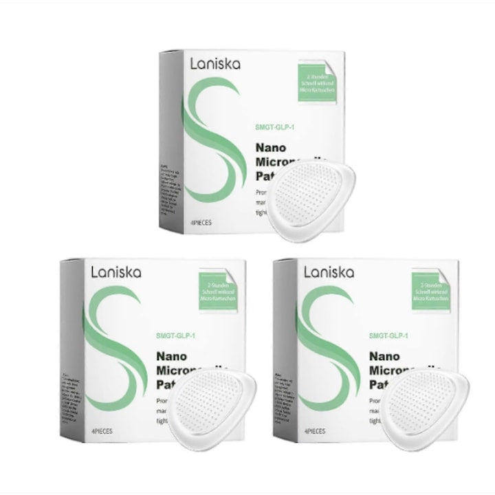Plasture nanopatch SMGT-GLP-1 AjieQaQ  set 3 cutii  masaj delicat  extract de ghimbir  corp