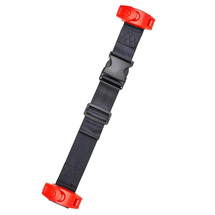 Child Safety Seat Belt Clips Red/Black