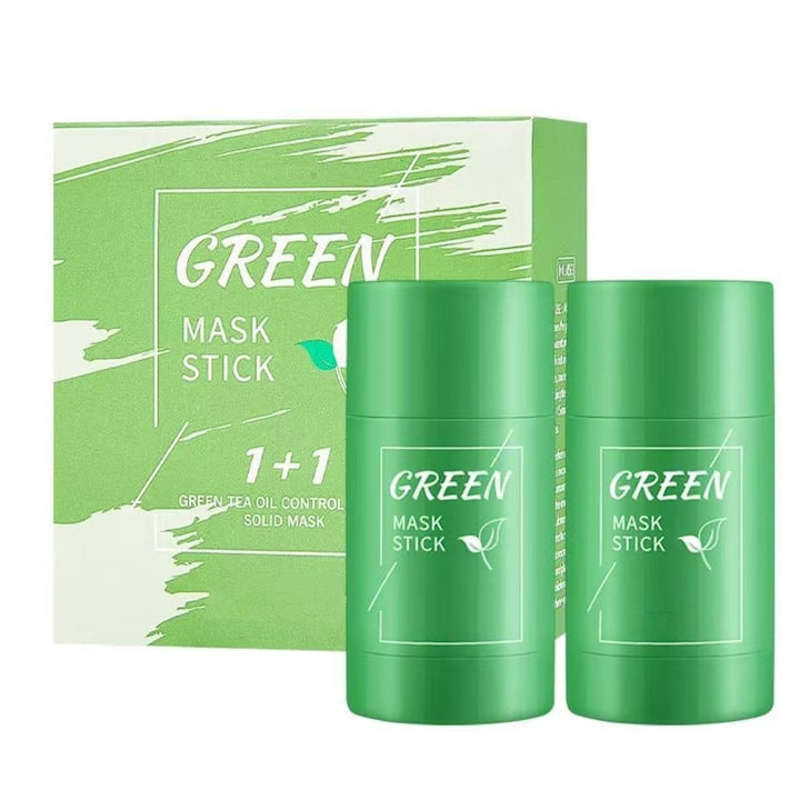 Set 2 Masca Stick 100% Naturala, Purificatoare, Anti-Acnee si Puncte Negre, Curatare si Hidratare in Profunzime
