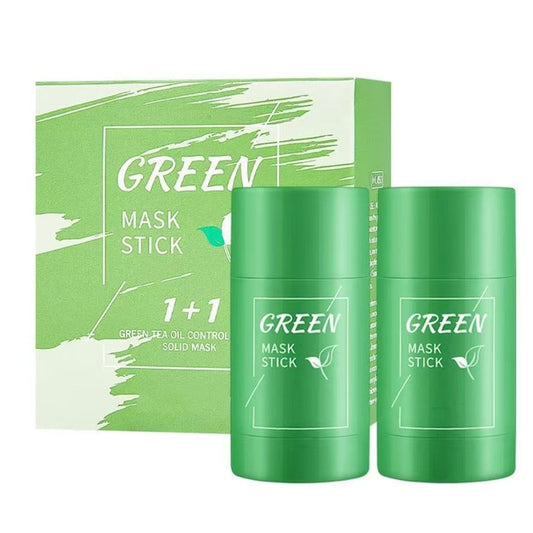 Set 2 Masca Stick 100% Naturala, Purificatoare, Anti-Acnee si Puncte Negre, Curatare si Hidratare in Profunzime