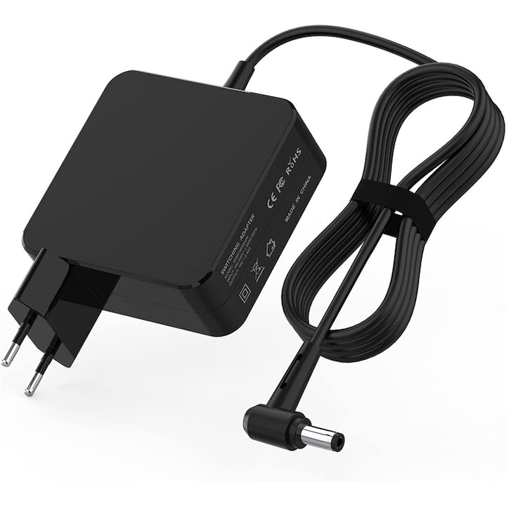 Laptop Charger for ASUS  19V 3.42A  65W  4*1.35mm  Compatible with ASUS Zenbook  Vivobook  Overcharge Protection  Black  1.9m