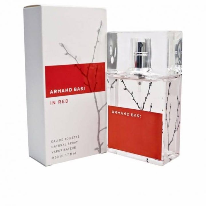 Apa de toaleta cu pulverizator Armand Basi  In Red  Femei  50 ml