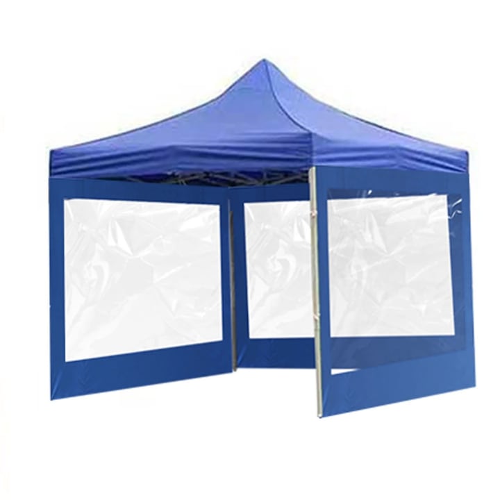 Cort camping 3x2m  material Oxford  albastru  rezistent la apa si vant
