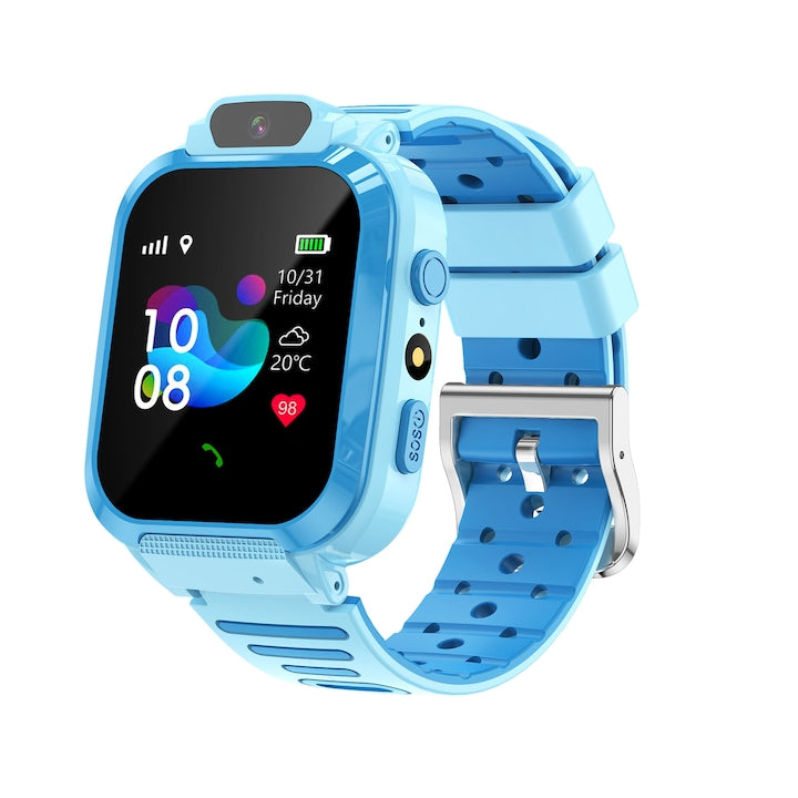Fantasy - Kids Watch Two-way call Call protection unknown call blocking SOS emergency button One-touch navigation Multi-person voice chat Waterproof blue