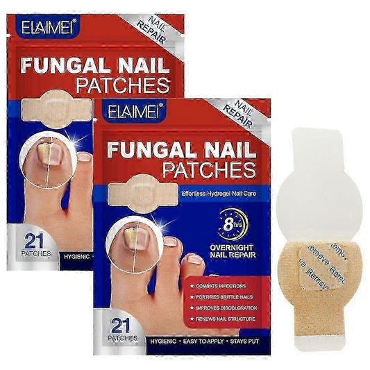 Plasturi pentru unghii  ELAIMEI  antiseptice pentru ciuperca unghiilor de la picioare  2 bucati
