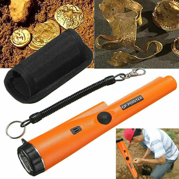 Detector metal GP-POINTER portabil  360° scanare  portocaliu  22.9cm