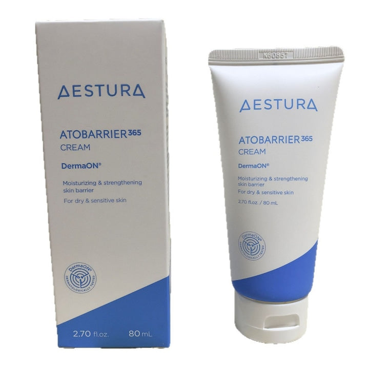 Crema hidratanta de fata  Aestura  80 ml  pentru toate tipurile de piele  reparare bariera cutanata  textura fina