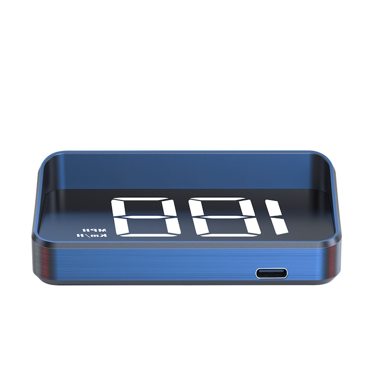 Vitezometru HUD M2  90x45mm  alb/verde  plug and play