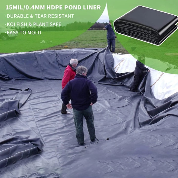 Pond Liner Polyethylene Puncture Resistant Flexible 200x300cm
