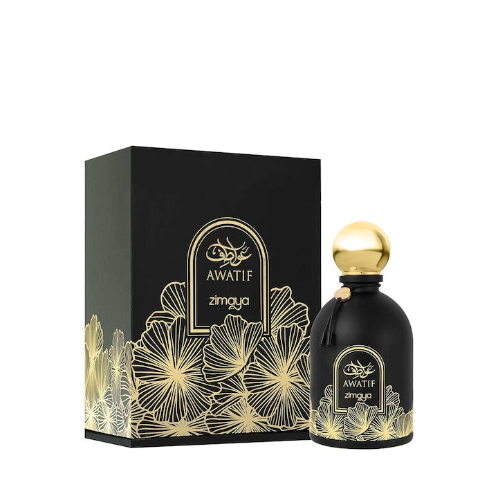 Zimaya Awatif Black perfume for women 100 ml floral notes vanilla
