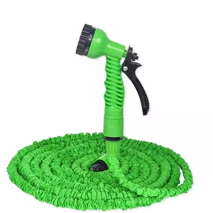 Furtun Extensibil pentru Gradina 60m  Verde