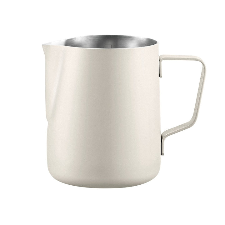 SIKS Graduated Milk Frothing Pitcher for Milk, Latte, Cappuccino, Barista Style with Handle, 600 ml, Stainless Steel