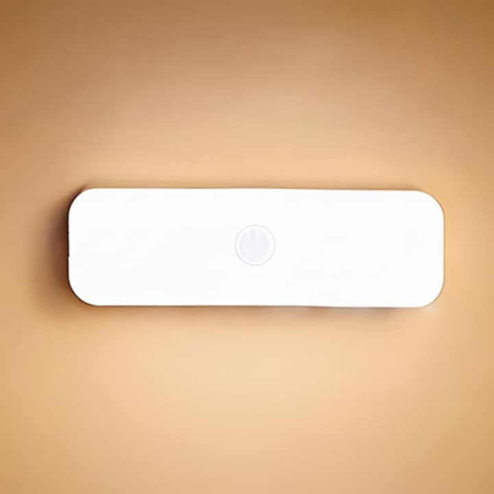 Lampa LED de Noapte 10 cm  3 Culori de Lumina  Reglare Continua a Intensitatii  Reincarcabila USB  Montare Magnetica
