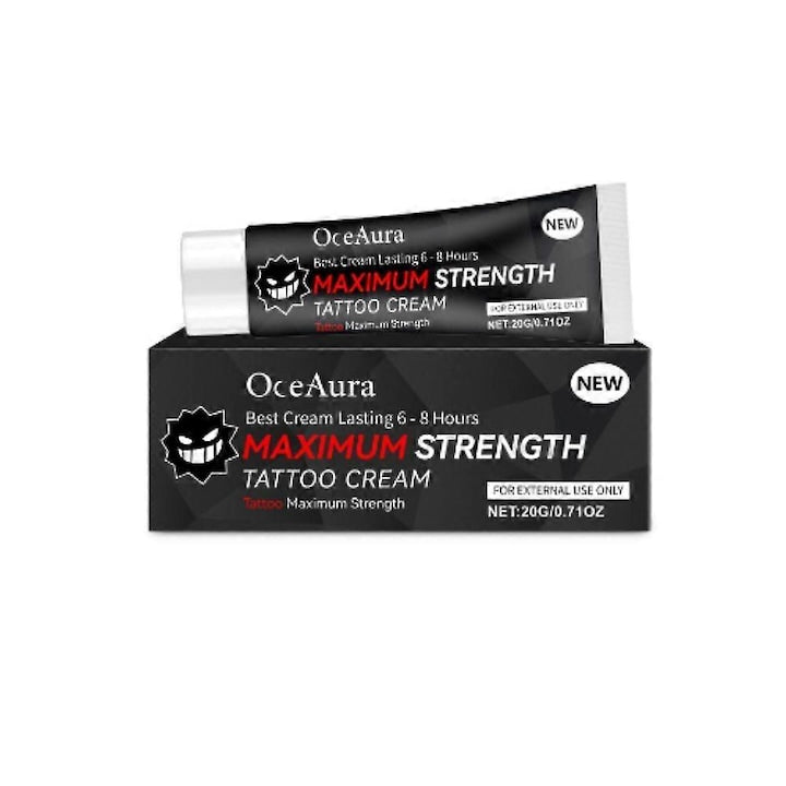 Gel anestezic pentru tatuaje  20g  2 bucati  ingrediente naturale  cu vitamina E  mentol