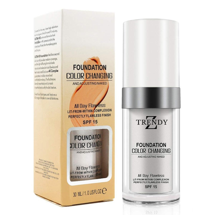Fond de ten Color Changing  rezistenta 16H  SPF 15  30ml