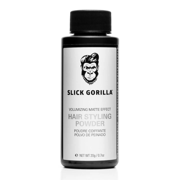 Pudra de par pentru Volum  Slick Gorilla  cu Efect de Matifiere si Control al Luciului  Hair Styling Powder  20g
