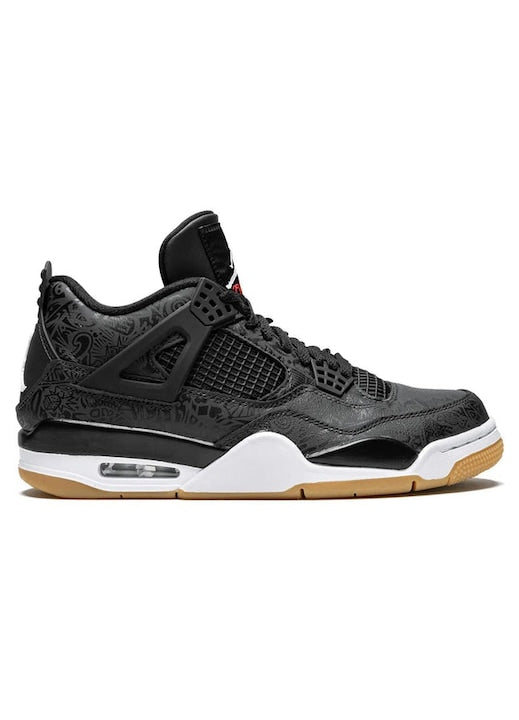 Jordan - Pantofi Sport Air 4 Retro Laser Black Gum 44 EU CI1184-001 12 rate cu 0% dobândă