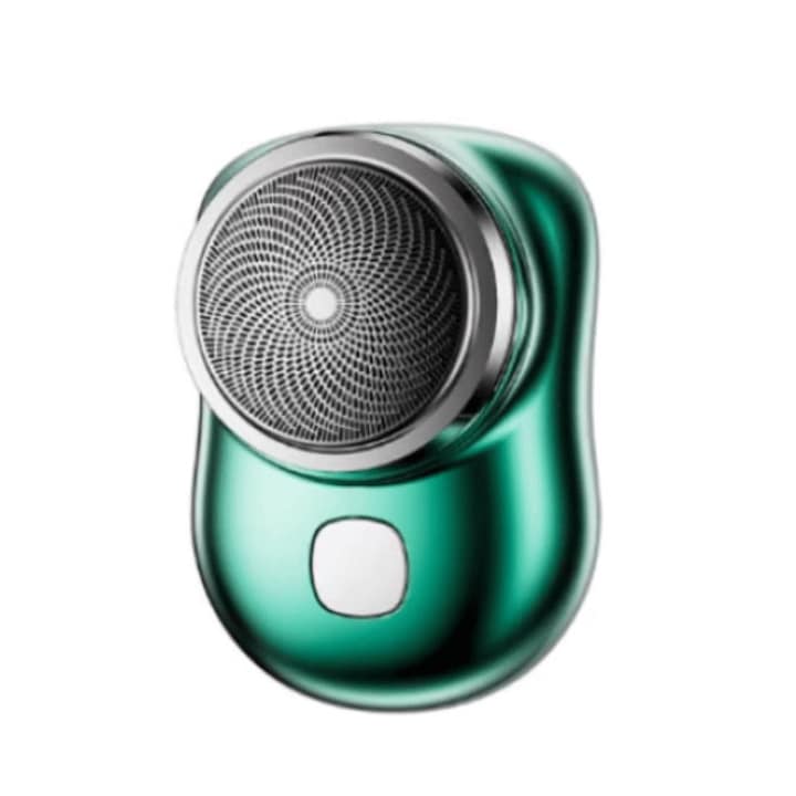 Mini Aparat De Ras Electric EDAR  Motor Puternic  Cu Incarcare Rapida USB  Pentru O Experienta De Ras De Inalta Performanta  Fast Charging  68g  Waterproof  Verde